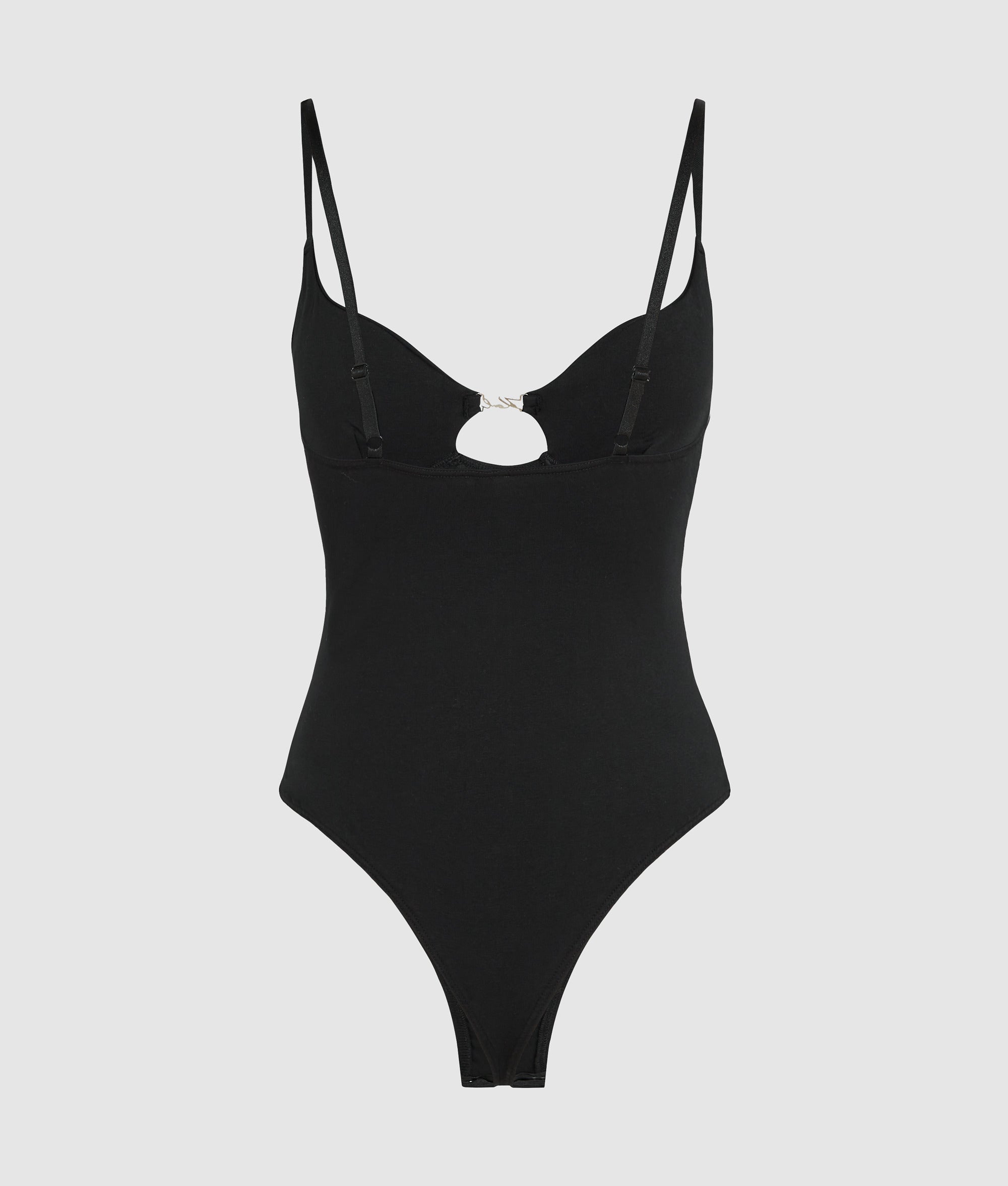 Signature bodysuit in hoog uitgesneden model