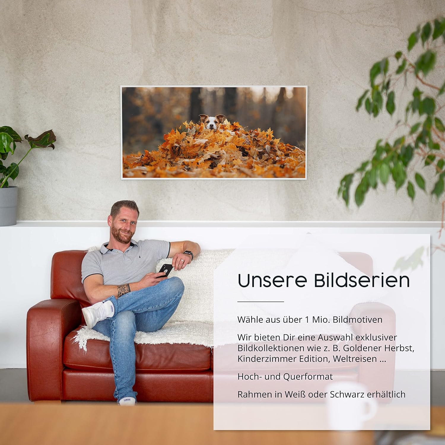 Könighaus Bild Infrarotheizung – Strahlende Wohlfühlmomente – TÜV SÜD - 5 Jahre Garantie - 600 Watt - Infrarot Wandheizung (Motiv: Feuer)