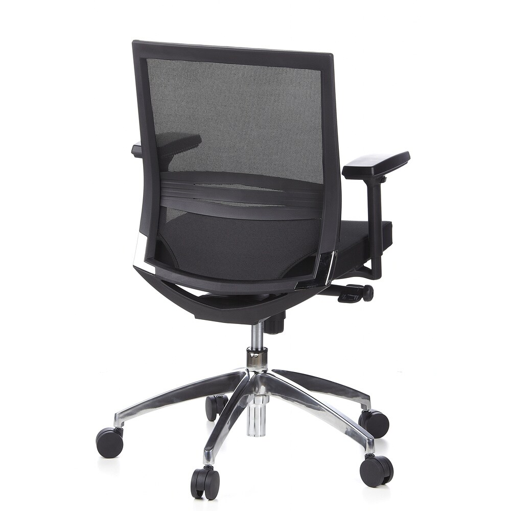 Profi Bürostuhl PORTO PRO Stoff mit Armlehnen (höhenverstellbar) hjh OFFICE