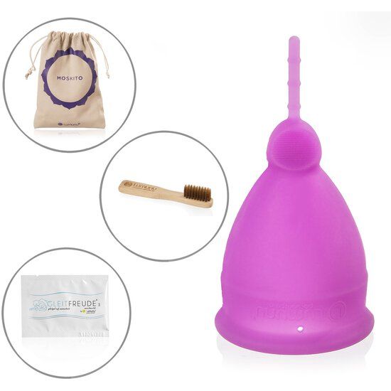 Lumunu Menstruationskörbchen MOSKITO Purple (A)