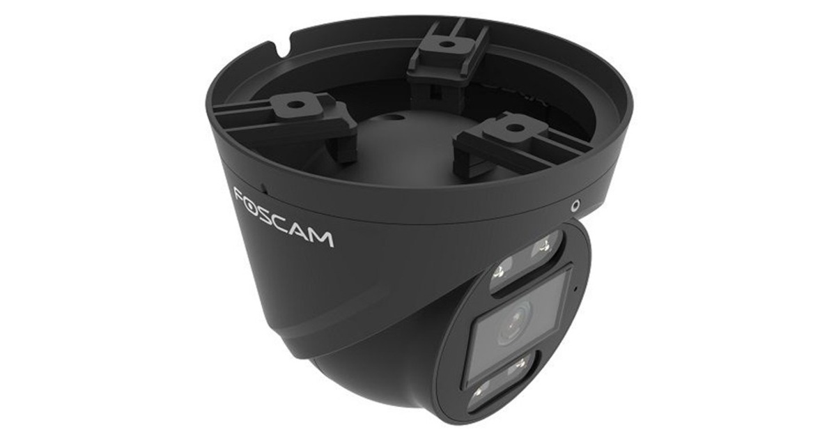 FoscamT5EP, 3K QHD PoE IP turret camera  (Zwart)