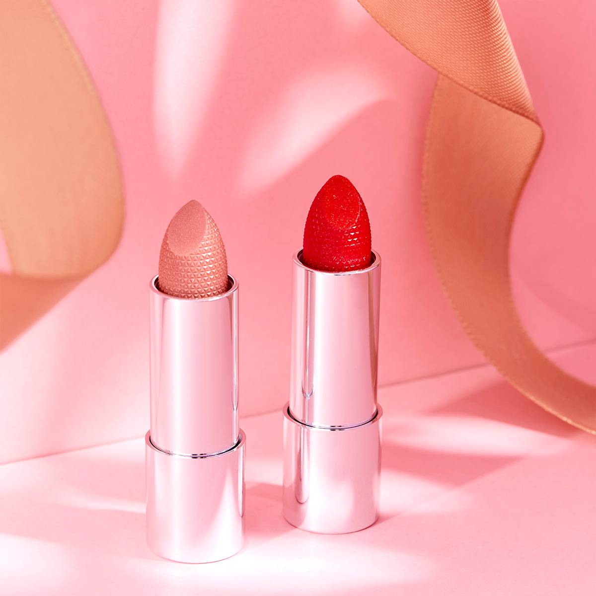 Lip & kiss - Rouge à lèvres pailleté rouge
