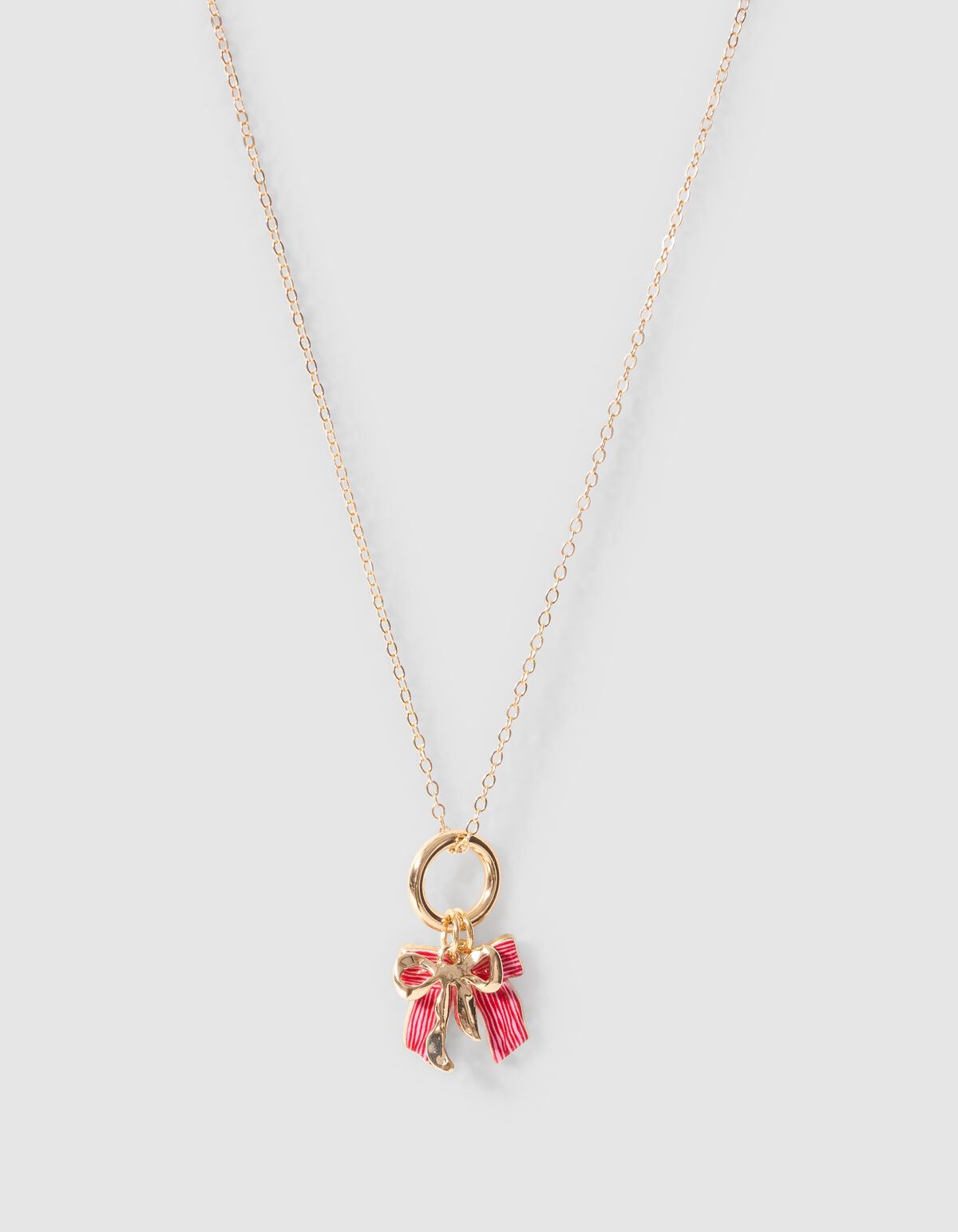 Double Bow Ketting Goud