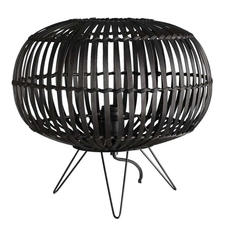Tafellamp Split - zwart - 31xØ33 cm