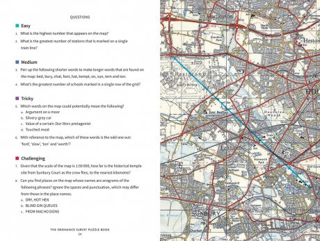 The Ordnance Survey Puzzle Book: Pit your wits against Britain's greatest map makers from your own home (Paperback)
