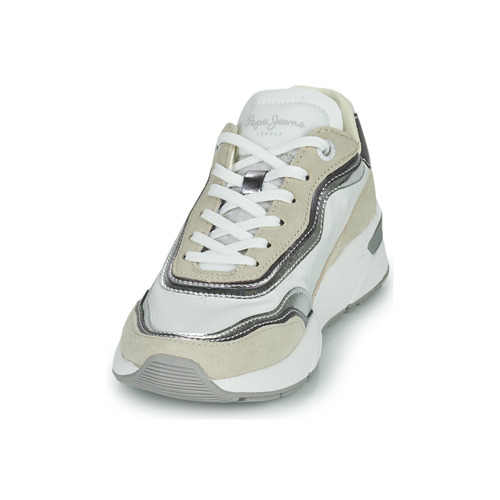 Pepe jeans - ARROW LAYER - Blanc / Beige / Argent