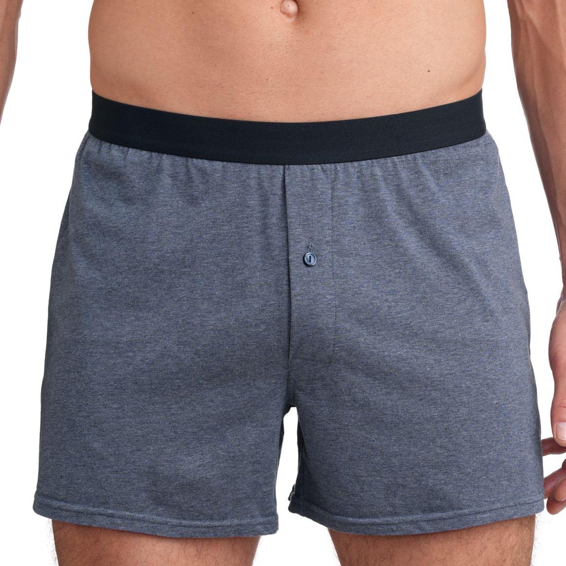VanVaan 3 Herren Boxershorts aus Jersey dunkelblau / blaugrau