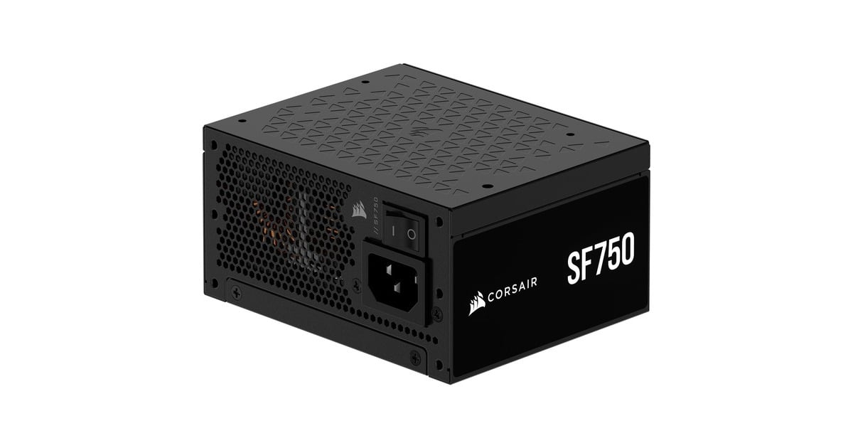 CorsairSF750 modulaire 750 watt voeding   (Zwart, 1x 12V-2x6, 2x PCIe)