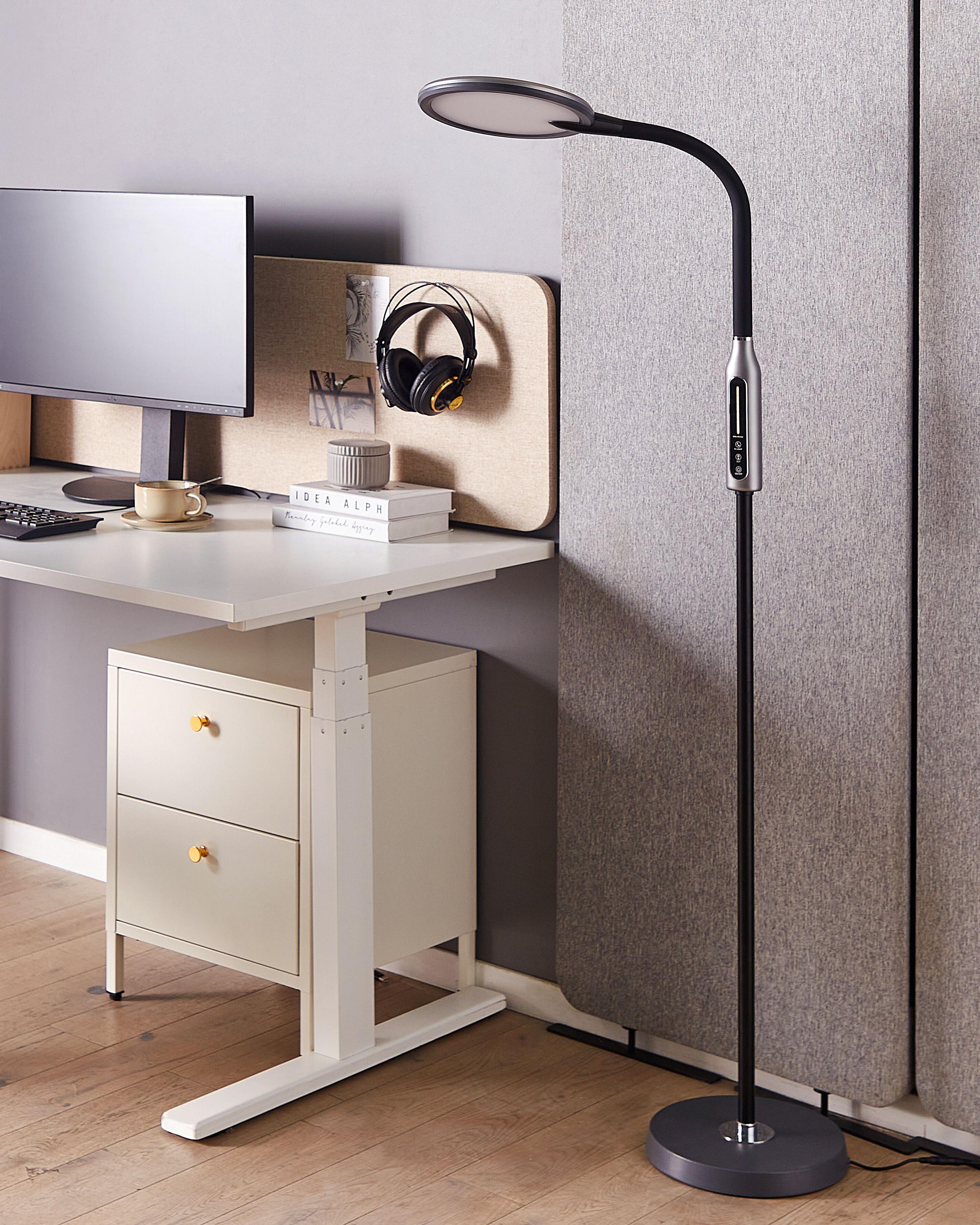 LED staande lamp CASSIOPEIA met dimmer Metaal Zwart