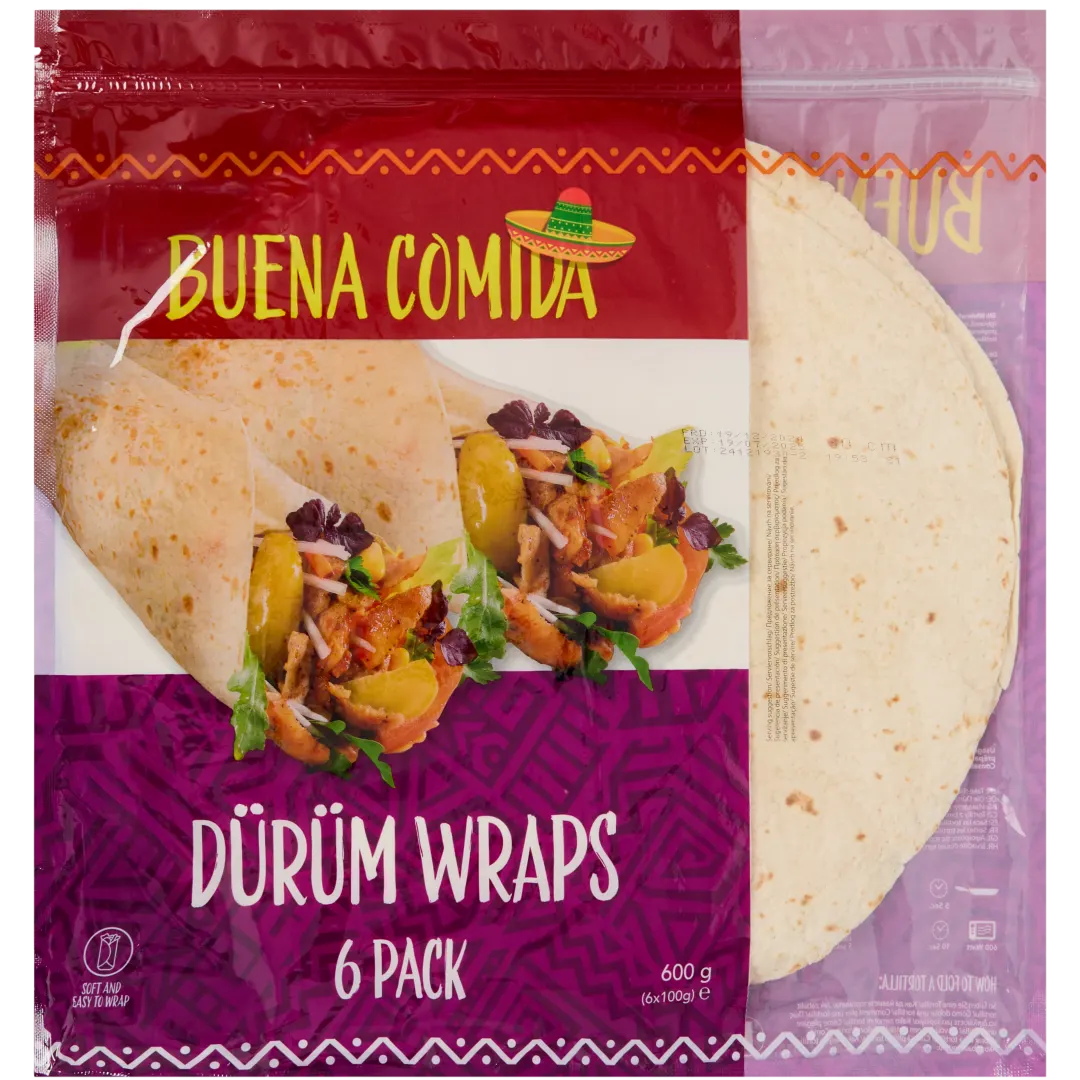 Dürümwraps 6 stuks | 600 gram