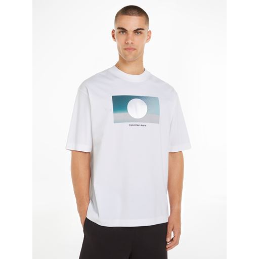 Calvin Klein Jeans Cut Out T-shirt, Bright White, XL