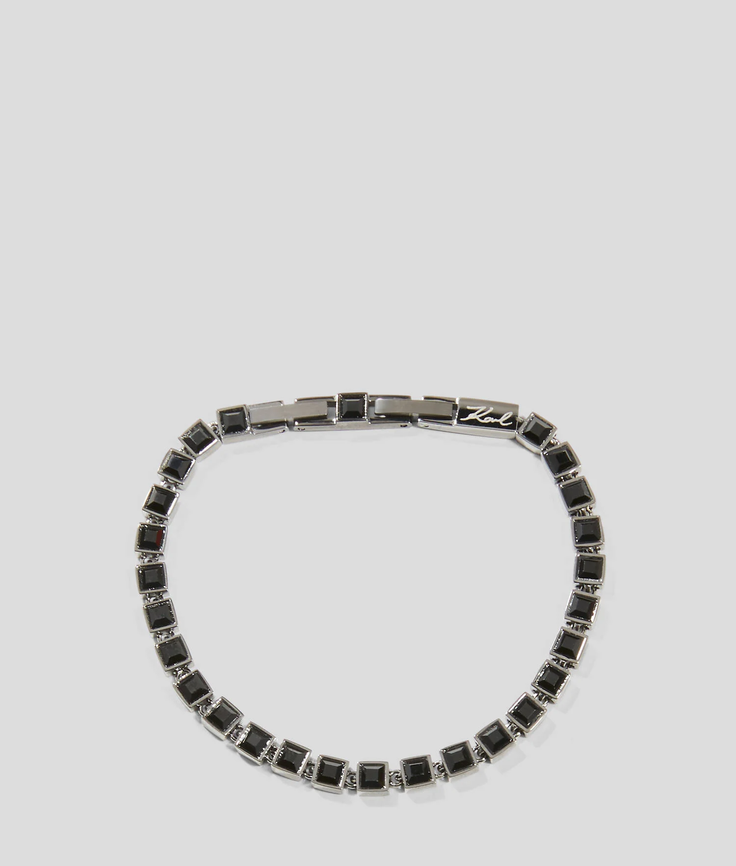 Bracelet de cristaux noirs - Bronze