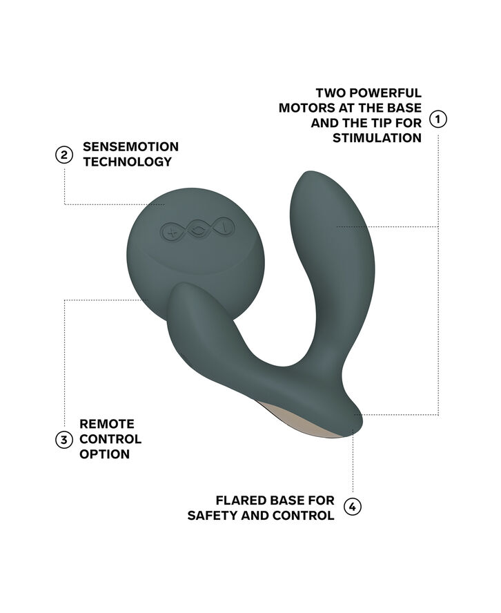 LELO HUGO 2 Fjernstyret Prostata Vibrator Grøn