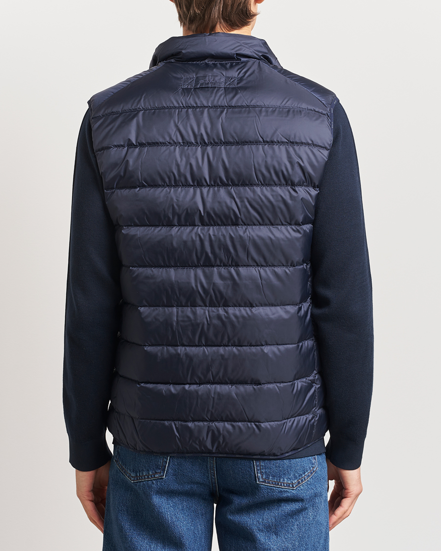 GANT The Light Down Gilet Evening Blue