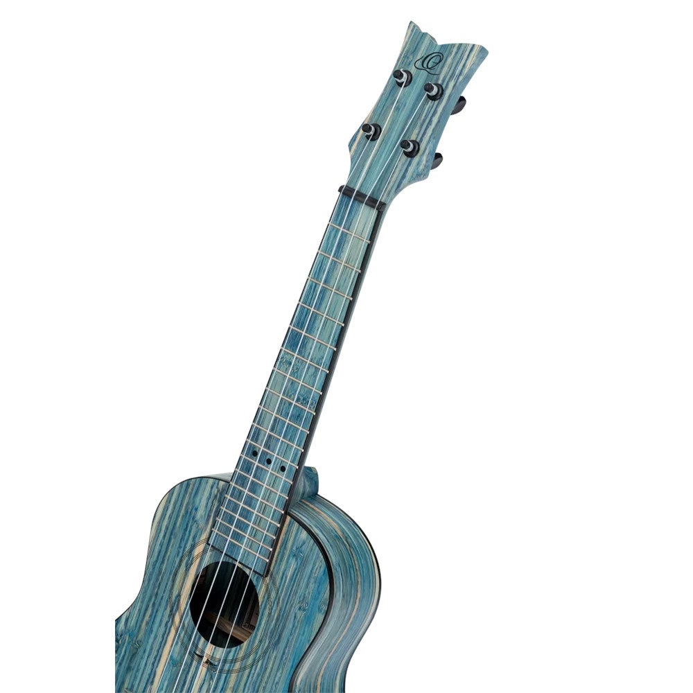 Ortega RUSWB-CC Bamboo Series Concert Size Ukulele Stonewashed concert ukelele met gigbag