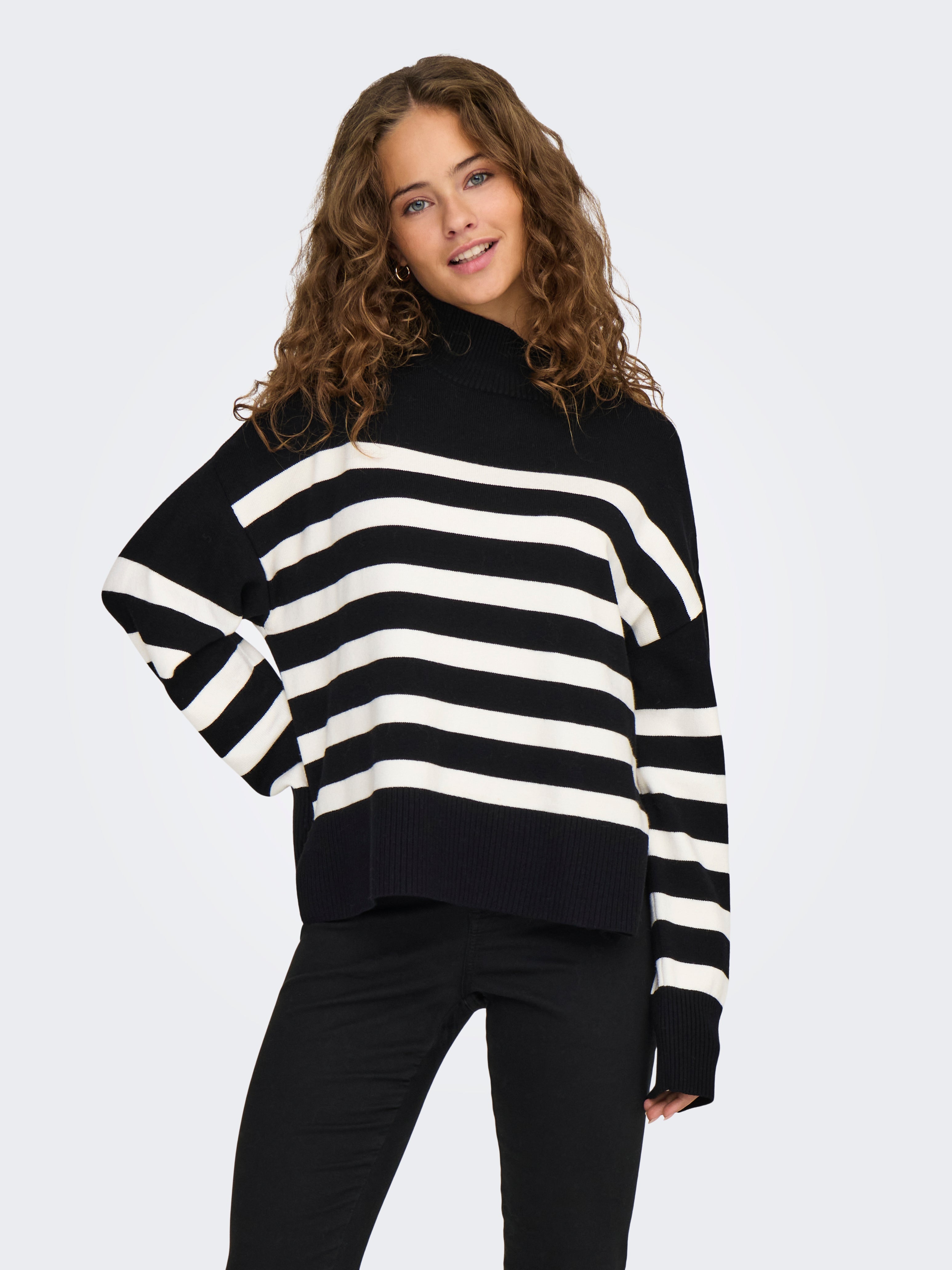 ONLBARIA Strickpullover Black
