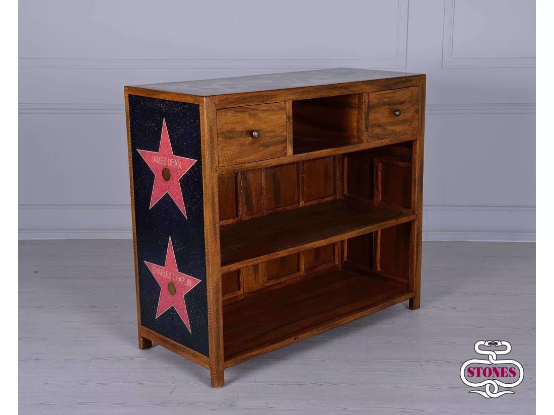 collection hollywood Buffet (120 x 75 H cm) en bois de manguier marron