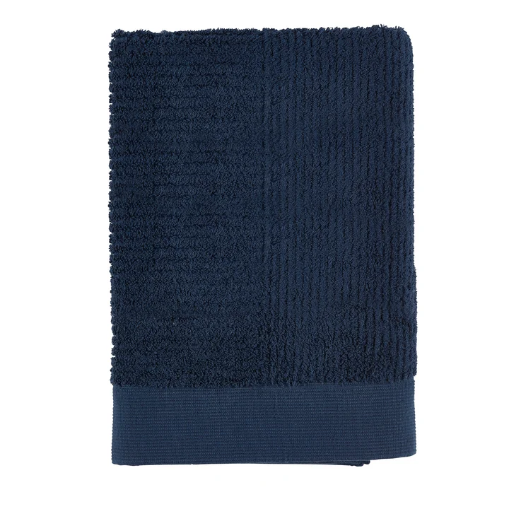 Zone Denmark - Classic Badetuch, 70 x 140 cm, dunkelblau