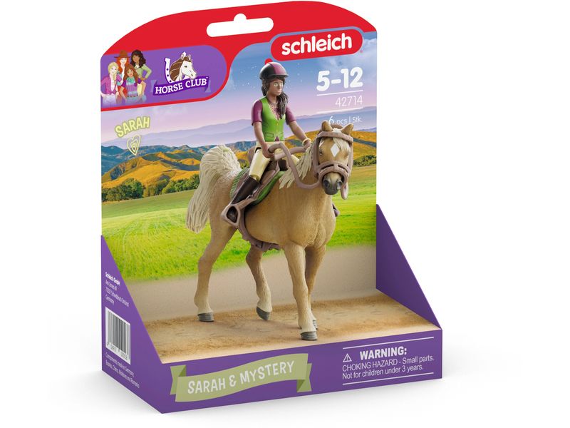 Schleich Spielfigurenset Horse Club Sarah & Mystery Figurenset fördert kreatives Spielen