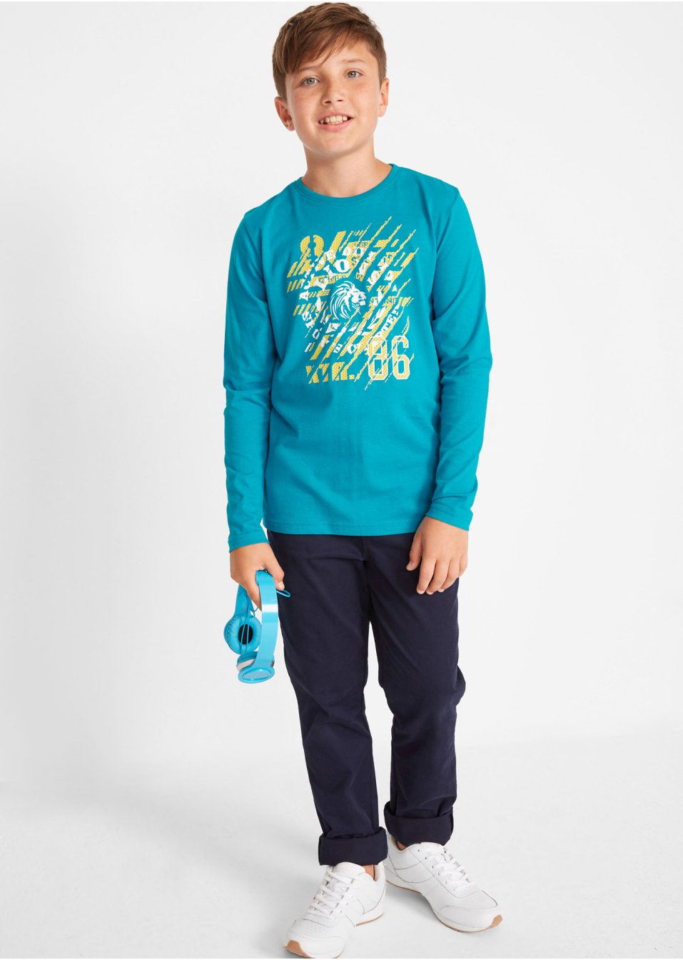 Lot de 2 T-shirts manches longues garçon