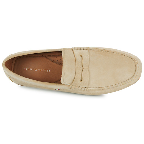 Tommy Hilfiger - CASUAL HILFIGER SUEDE DRIVER - Beige