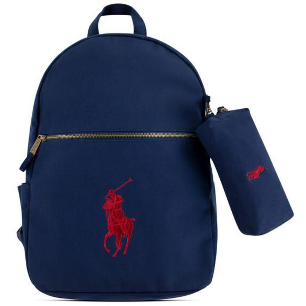 Køb Polo Ralph Lauren Newport Navy Canvas School Rygsæk