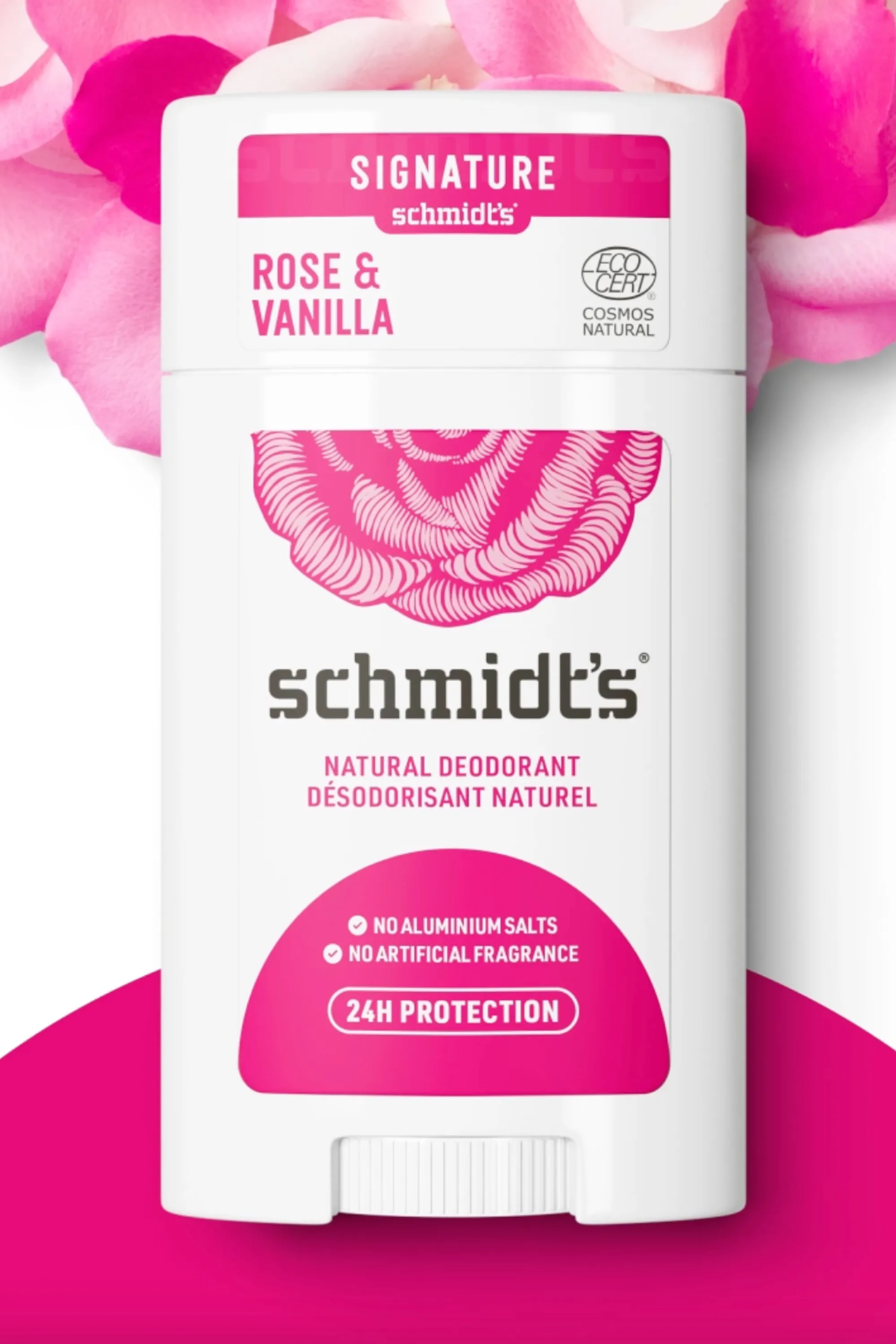 Schmidt’s Duo de déodorants stick Rose & Vanille-116 ml