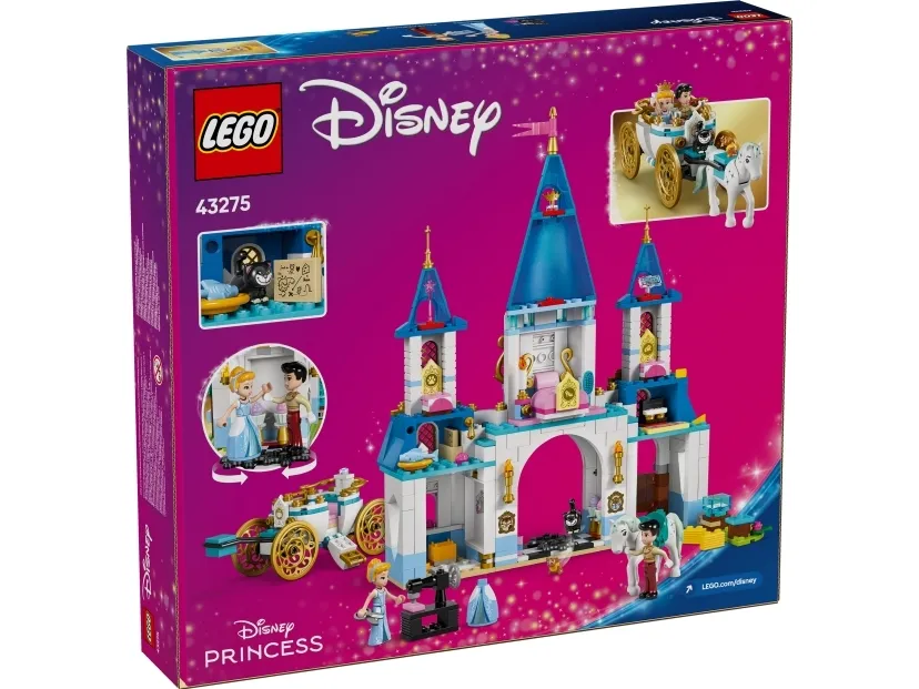 LEGO Disney Princess 43275 Askepots slot og karet