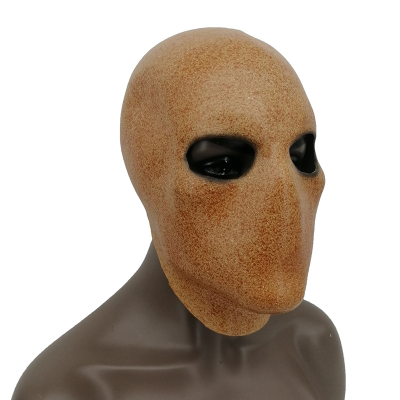 Latex Maske Fasnachts Gesichtsmaske Kostüm Zubehör Motto Party Accessoire Halloween Foto Requisite - Silent Stalker