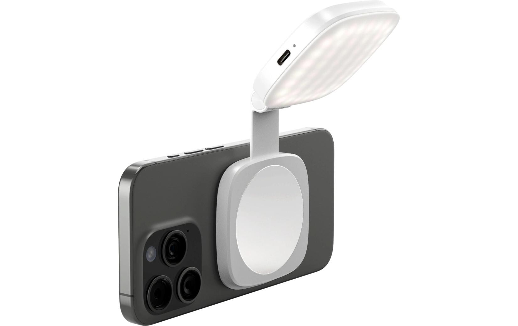 Videoleuchte Vibe P48 WeissAbnehmbare LED-Videoleuchte