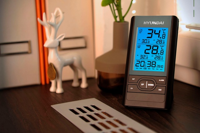 Hyundai Wetterstation »Hyundai WS1070S« (mit Aussensensor)