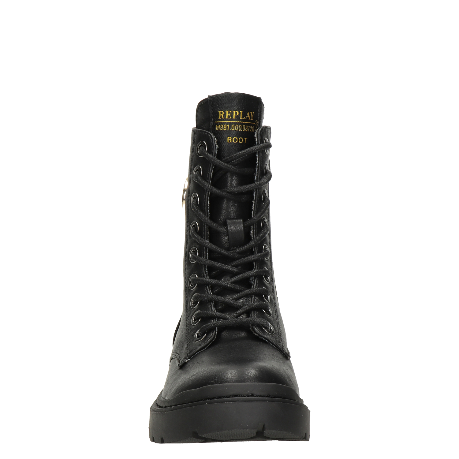 Joplin 8 meisjes veterboot Replay Zwart