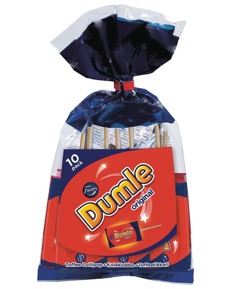 Fazer Dumle slikkepind 10-pak