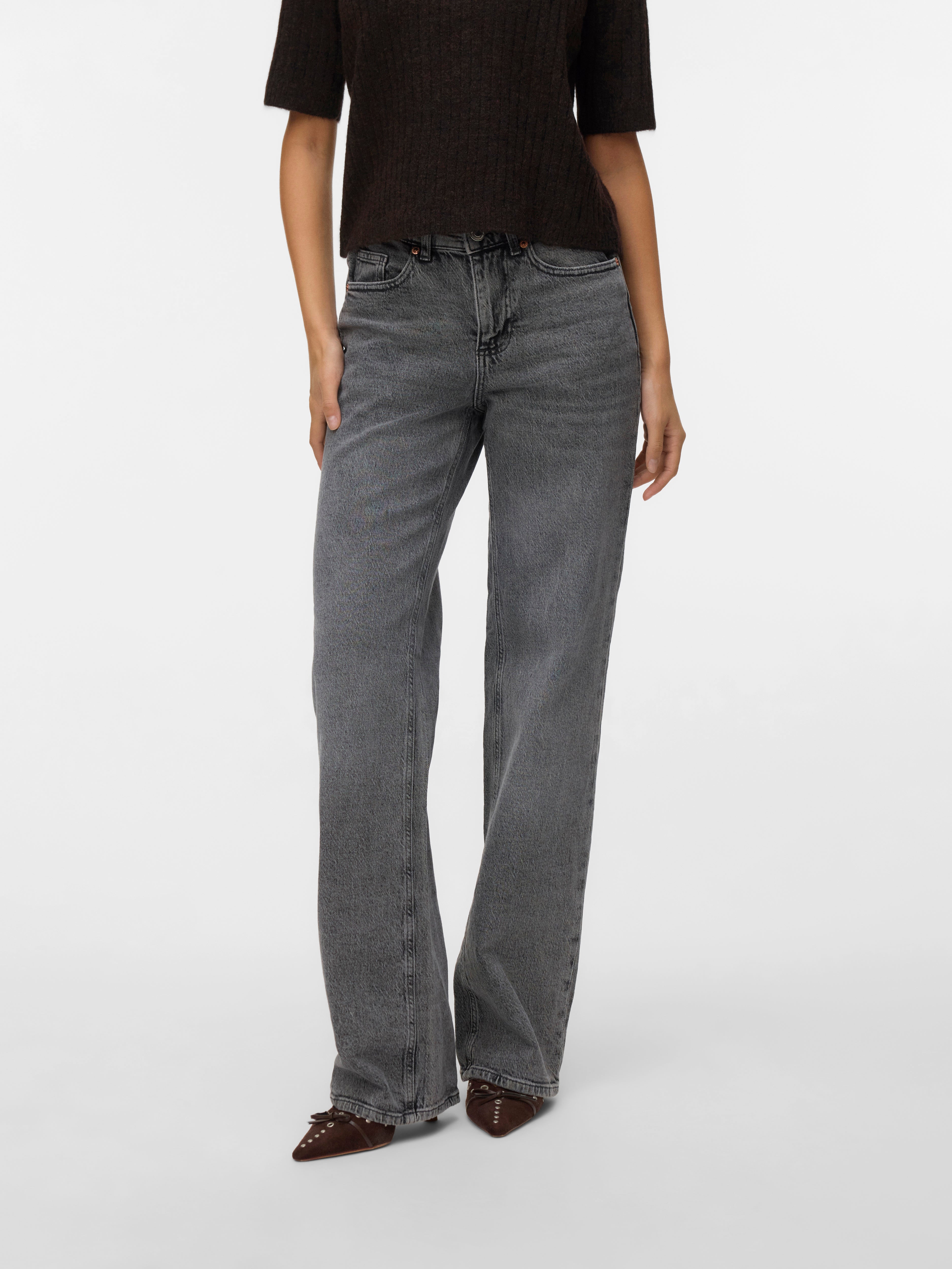 VMMELISA Mid rise Wide leg fit Jeans