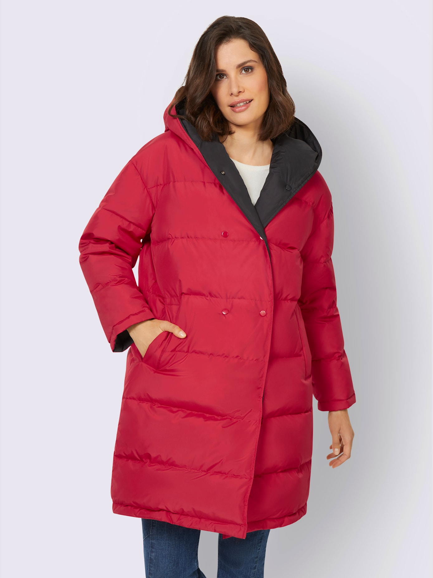 Manteau réversible modèle réversible