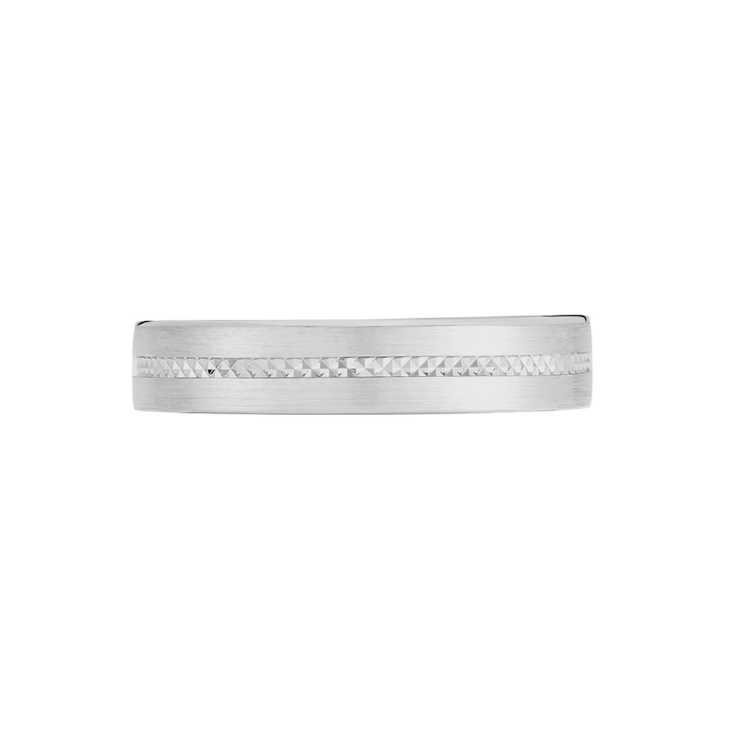 Alliance Nelcie Ruban Plat Argent Blanc