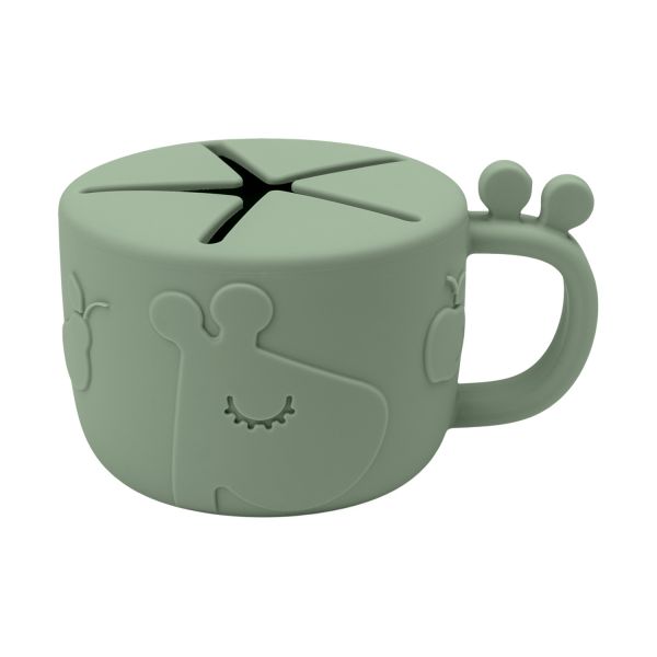 Done by Deer Raffi Peekaboo Snackbeker Green