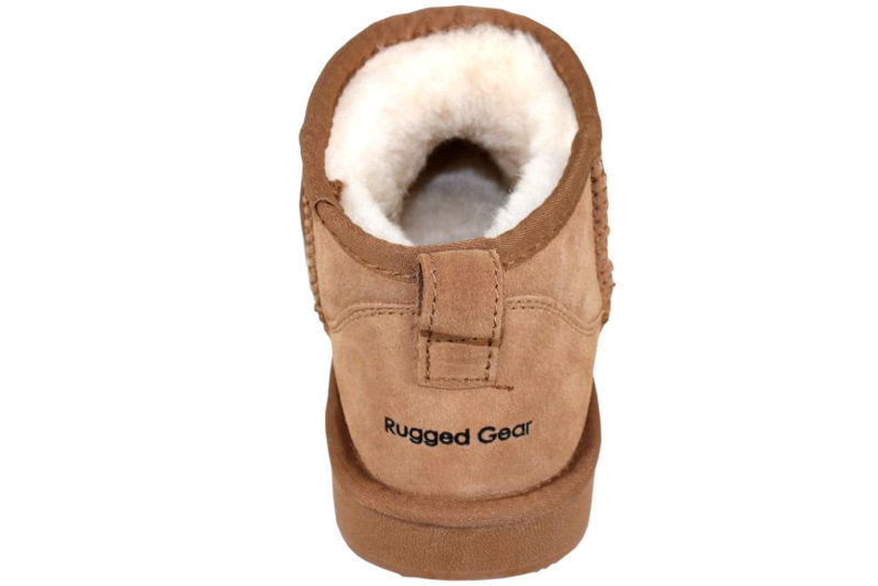 RUGGED GEAR BONDI MINI BAMSESTØVLE I CHESTNUT RUSKIND