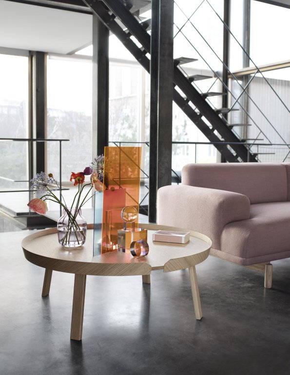 Muuto Around Coffee salontafel XL 95 stained dark brown