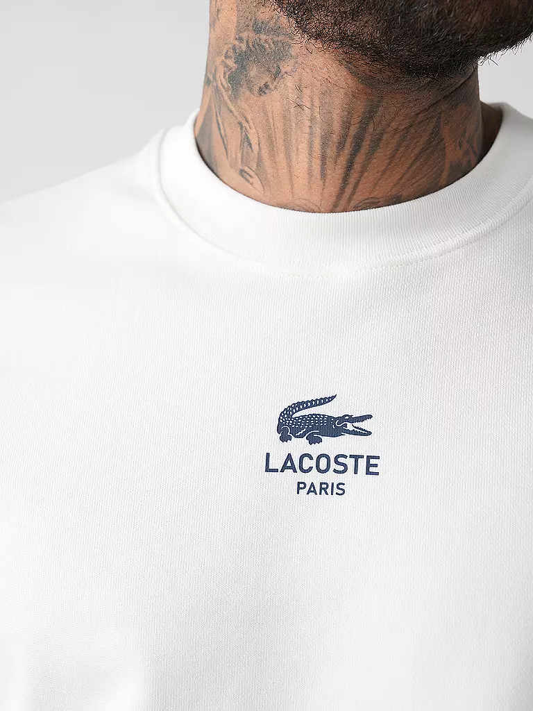 LACOSTE Sweater weiss