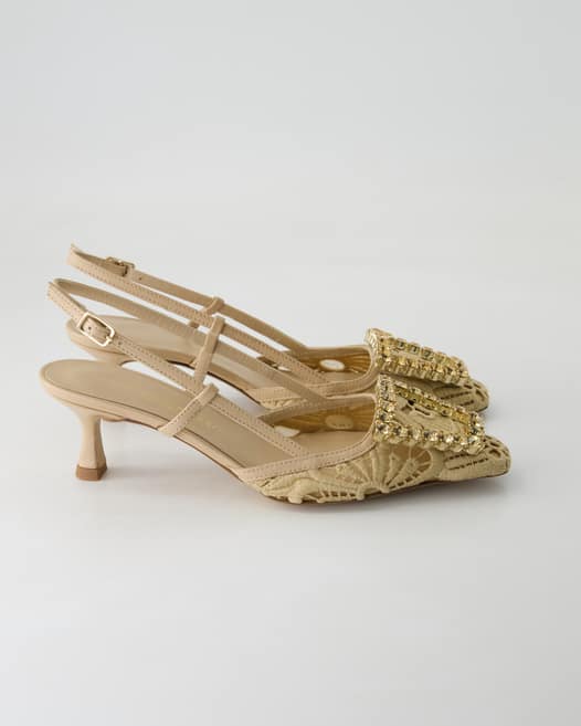Konstantin Starke Vittoria Slingpumps in Beige