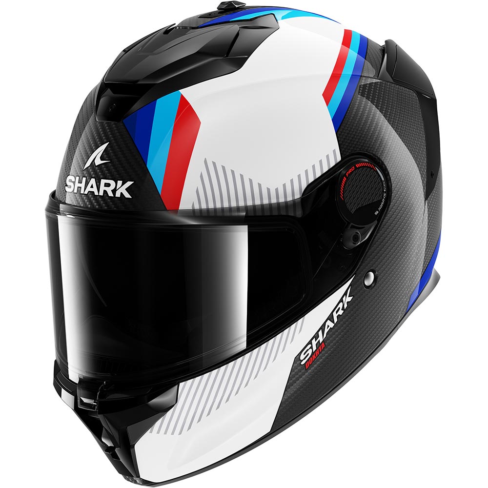 Shark - Casque Spartan GT Pro Dokhta Carbon Noir / Blanc / Bleu / Rouge / Brillant