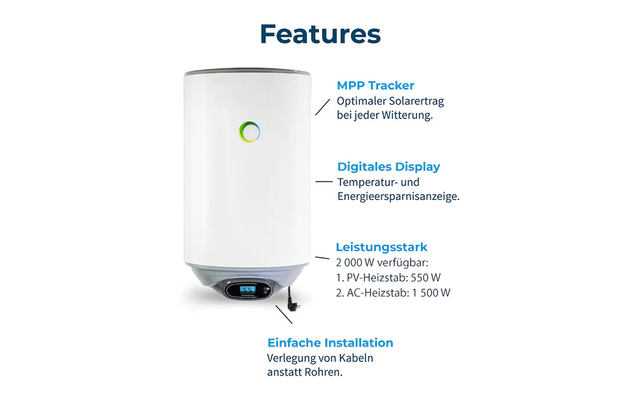 Fothermo photovoltaischer Hybridboiler