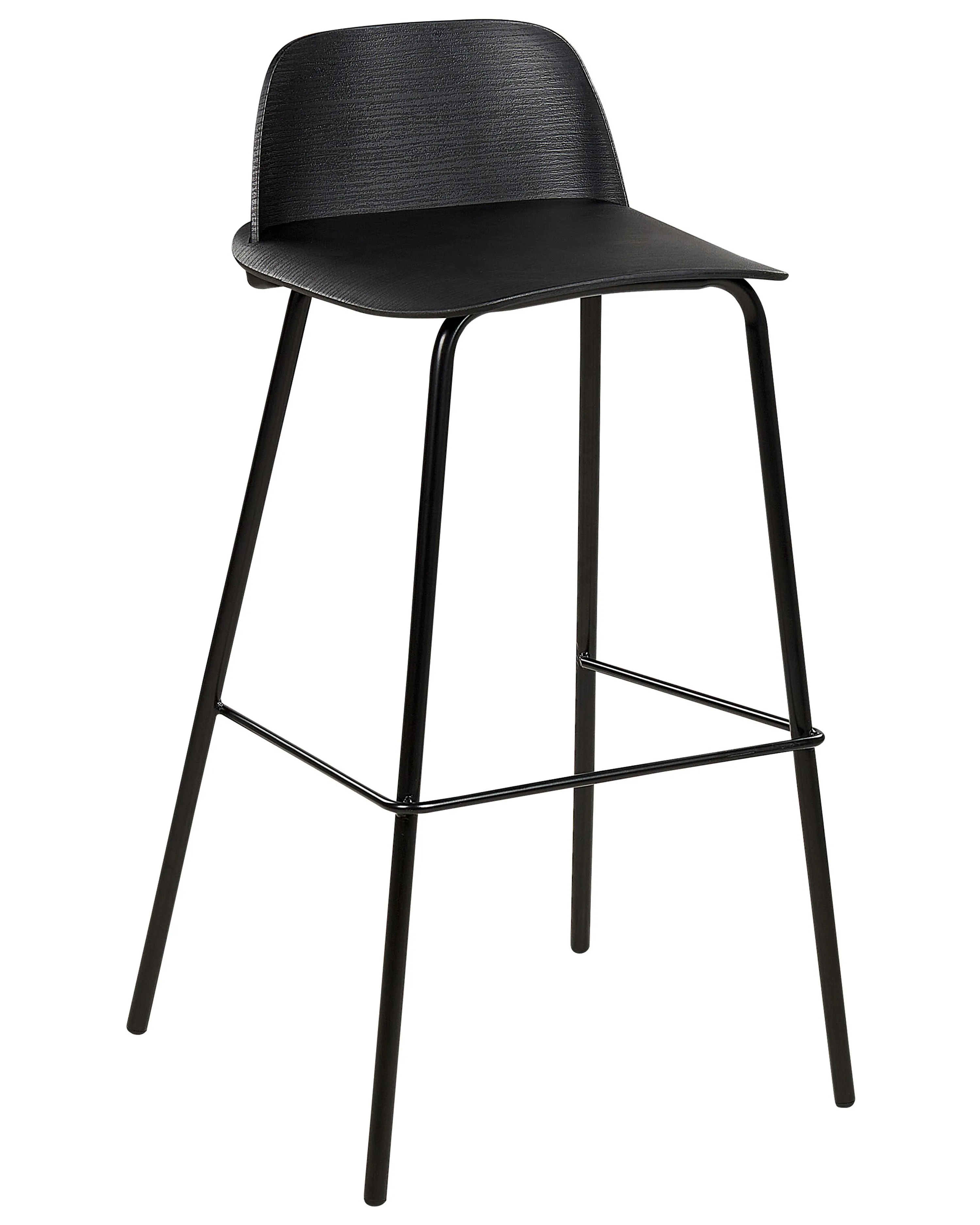 Set van 4 barstoelen MORA Zwart