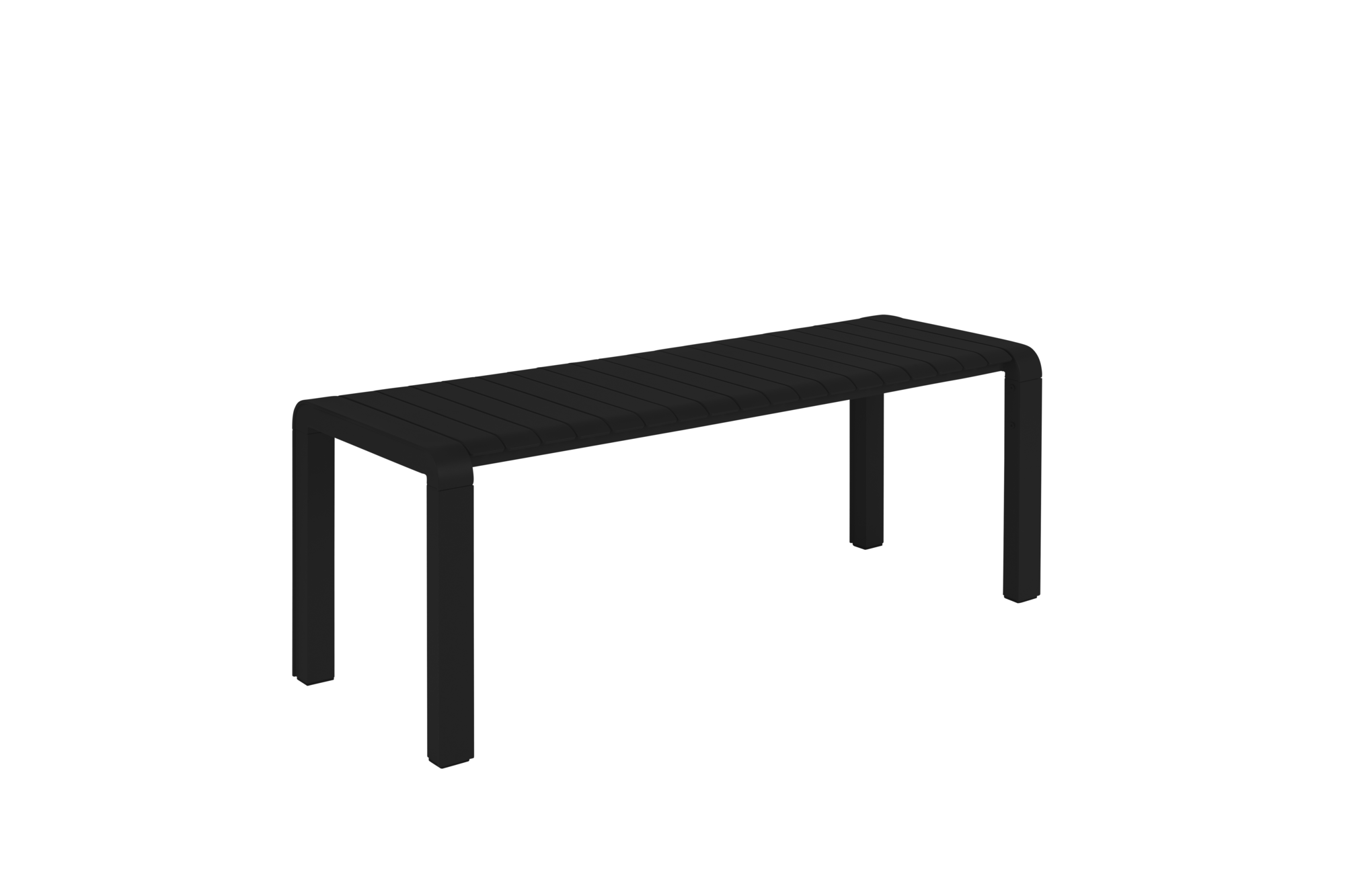 Zuiver tuinbank Vondel Zwart 129,5x45 cm