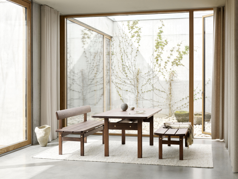 Carl Hansen & Son BM0699 Asserbo eetbank met rugleuning 170