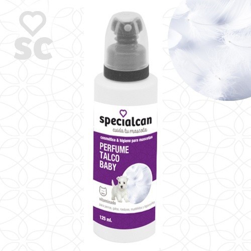 Perfume de talco para bebês para cães, aroma de talco