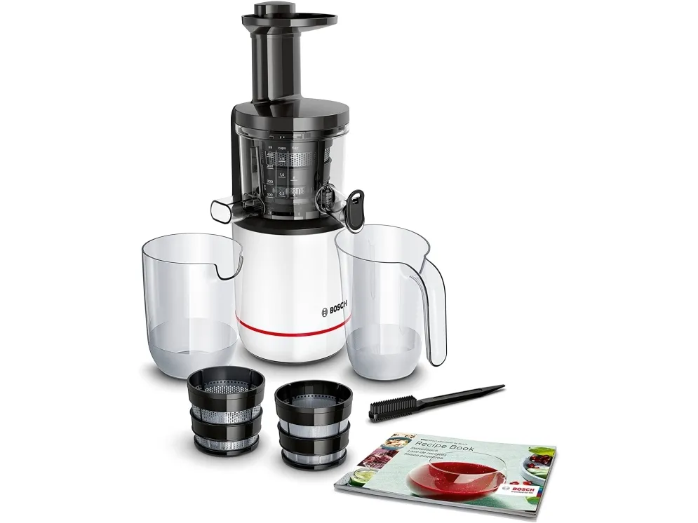 Bosch VitaExtract MESM500W -Slow juicer - 150 W - hvid/sort