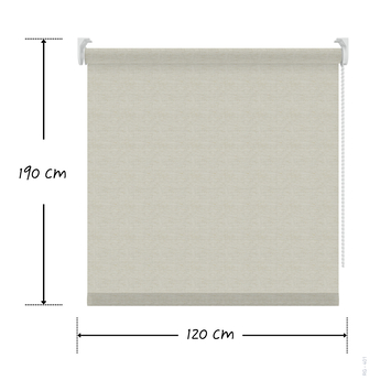 KARWEI rolgordijn lichtdoorlatend beige (kleurnr. 401) 120x190 cm (bxh)