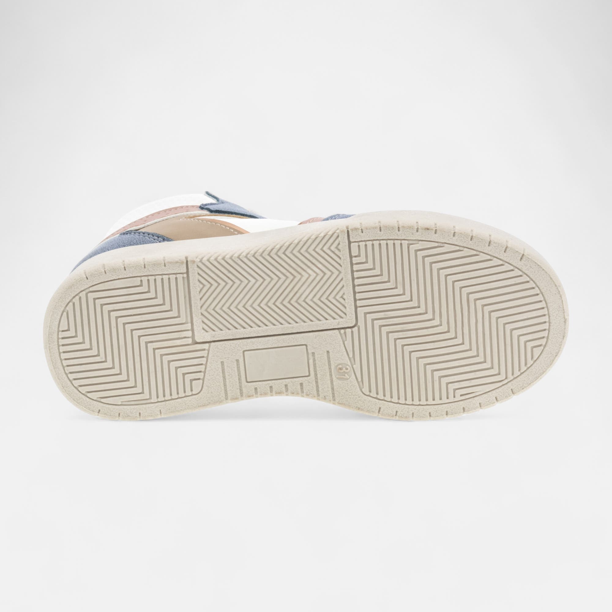 Baskets hautes Fille bleu